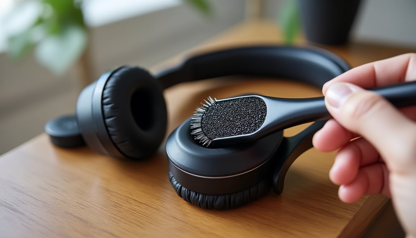 Brosse carbone et antistatique : le geste avant chaque écoute