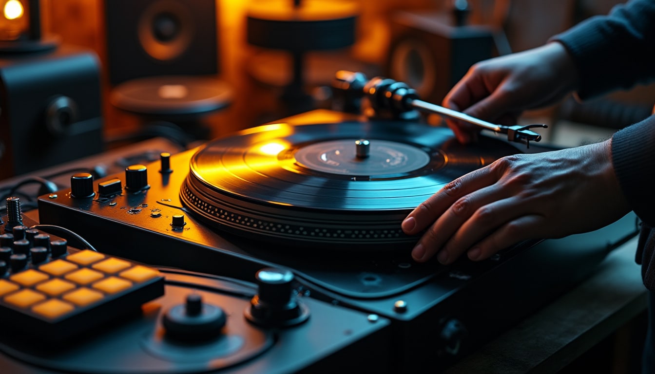 Hip-hop : les pressages et les samples