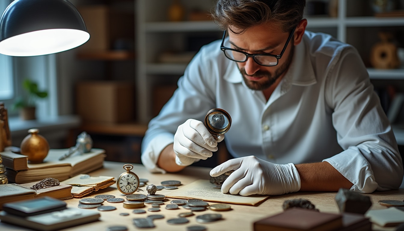 Achat de collections par un professionnel : comment il évalue