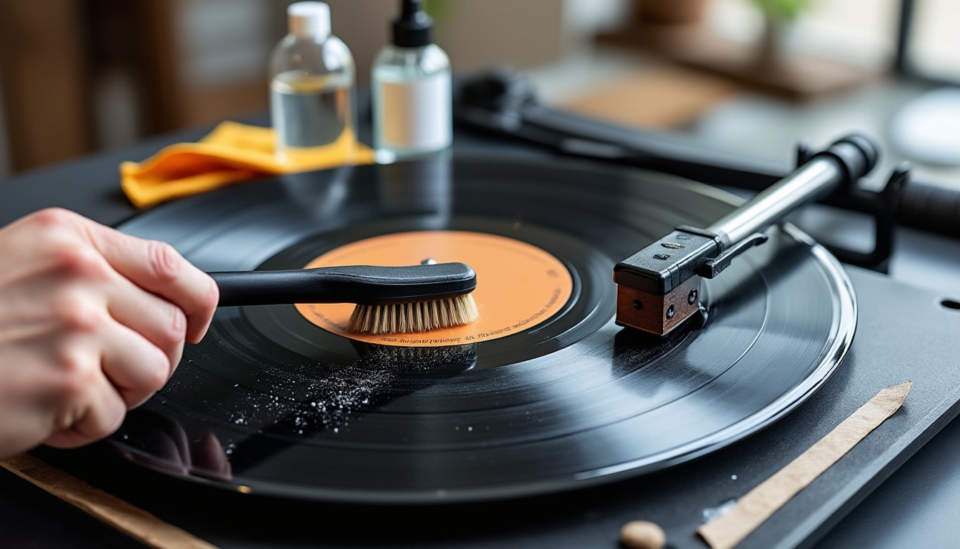 Odeur de moisi sur un disque : le traitement
