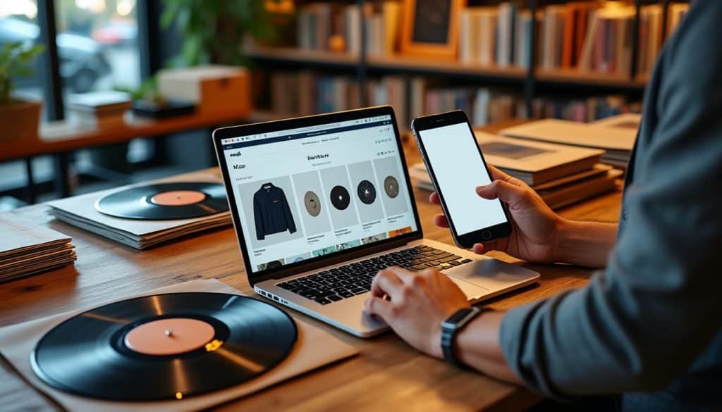 Vente en ligne pour un disquaire : les plateformes